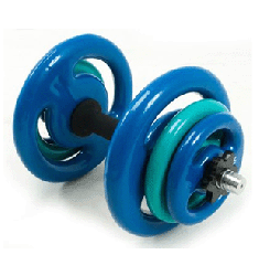 Dumbell Emborrachado de 8 kg